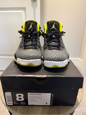 *SOLD* JORDAN 6 RINGS - VENOM GREEN